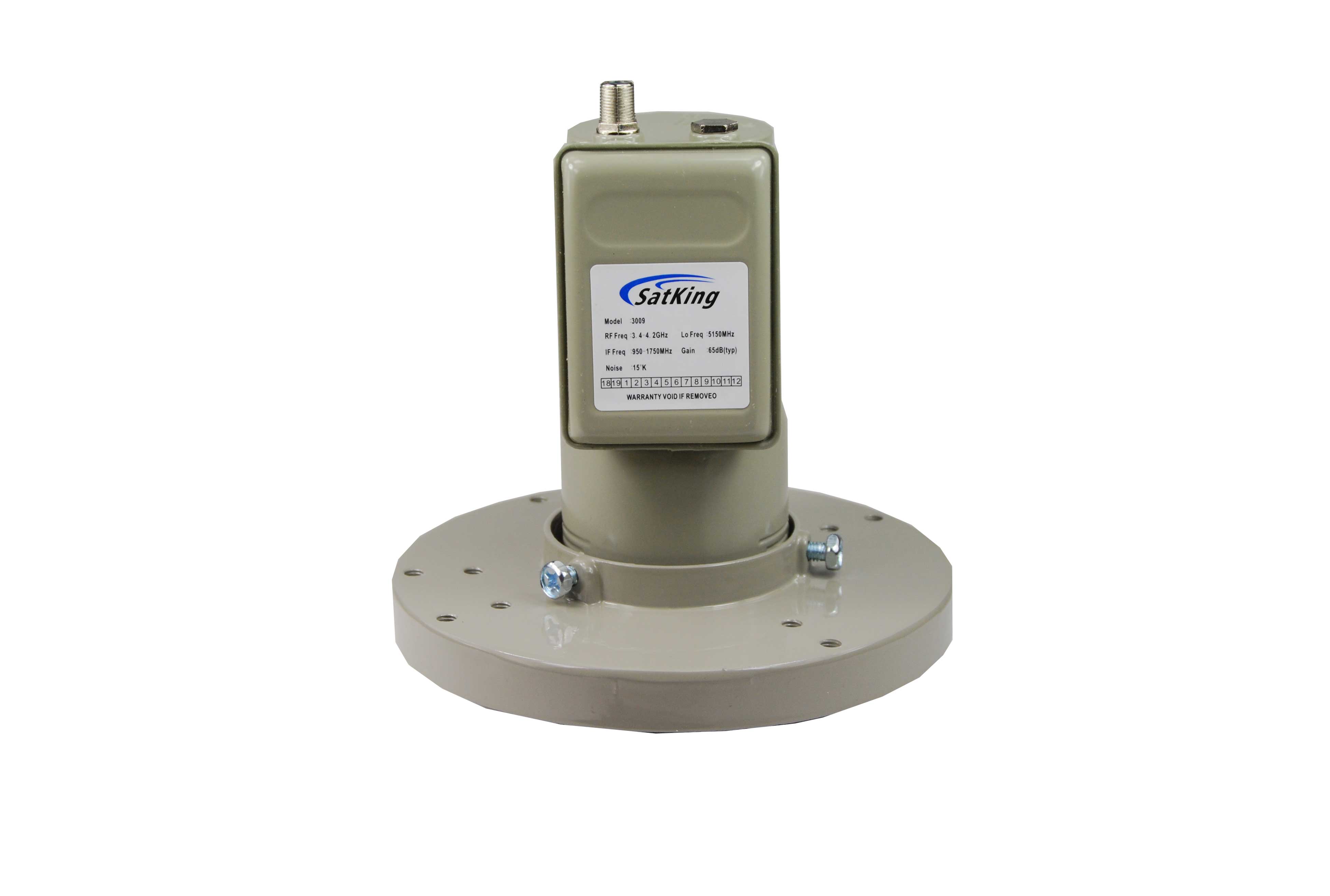 SatKing Dual Polarity Single Output C-band LNBF